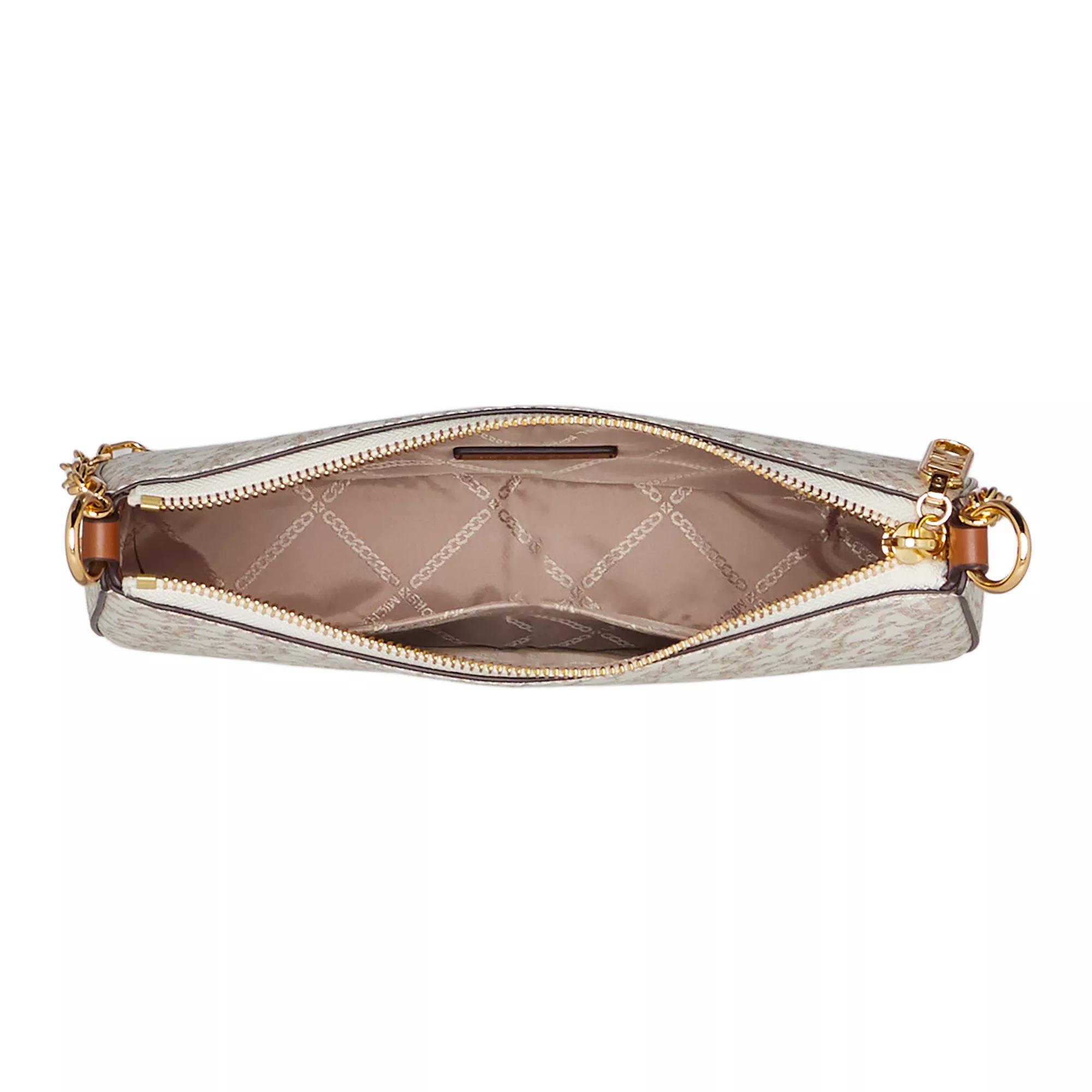 Michael Kors Pochettes Md Chain Pouchette in beige