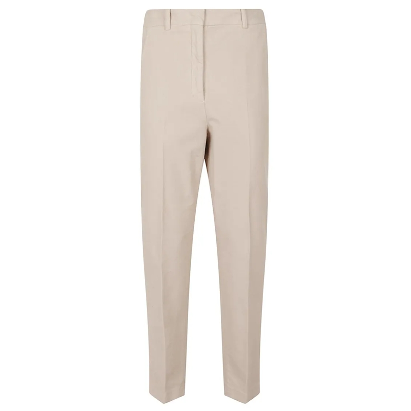 Incotex  Natural Stretch Moleskin Trousers With Tailored Fi Neutrals