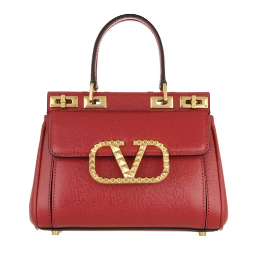 Valentino Garavani Mini Double Handle Bag Red Schooltas
