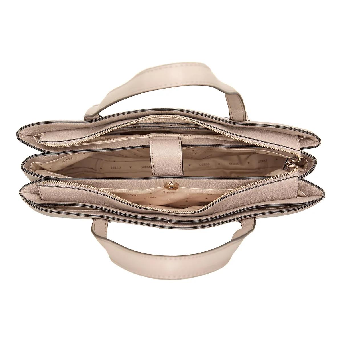 Guess Shoppers Power Play Tech Tote in taupe