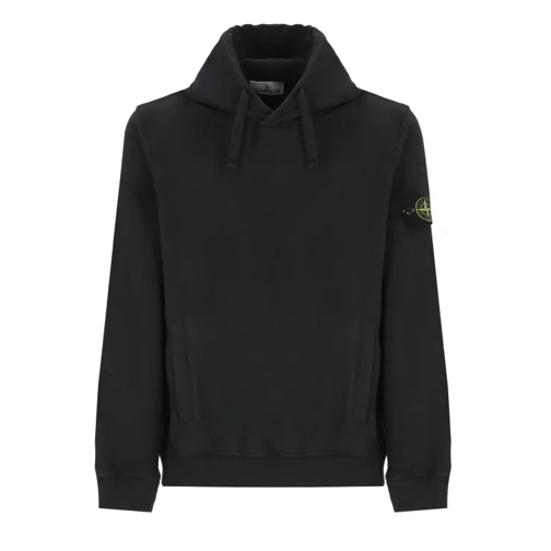 Stone Island Hoodie With Logo Black 