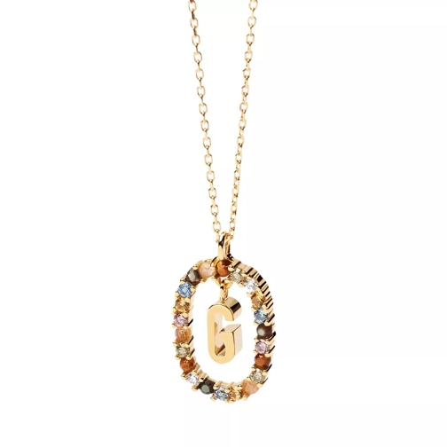 PDPAOLA Necklace Letter G Yellow Gold Collana media
