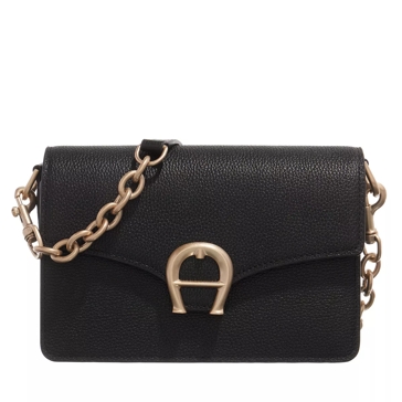 AIGNER Lora Black Crossbody Bag