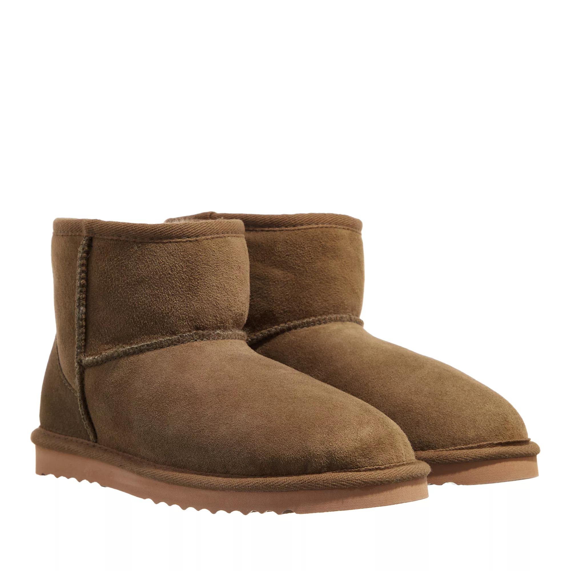 thies Sneakers - thies 1856 ® Classic Sheepskin boot olive (W) - Gr. 38 (EU) - in Grün - für Damen