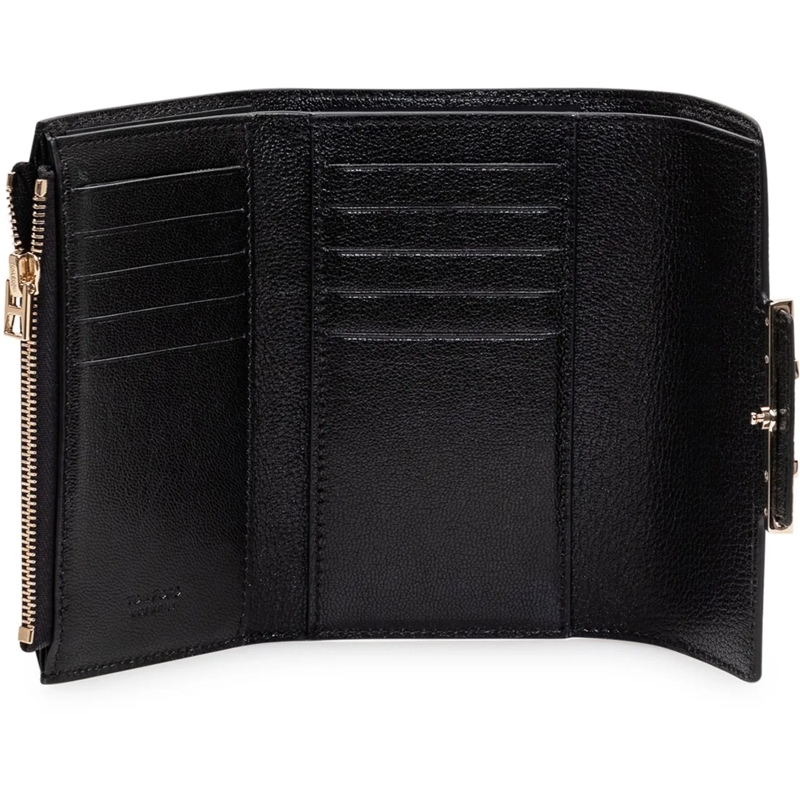 Tom Ford Geldbörse Portafoglio Compatto in Pelle a Grana schwarz(Image 2)