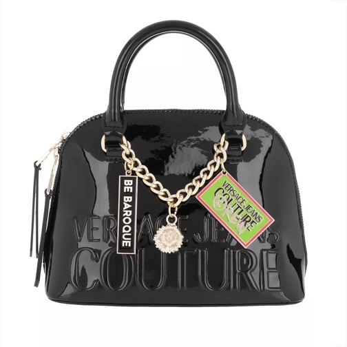 Versace Jeans Couture Logo Handle Bag Black Rymlig shoppingväska