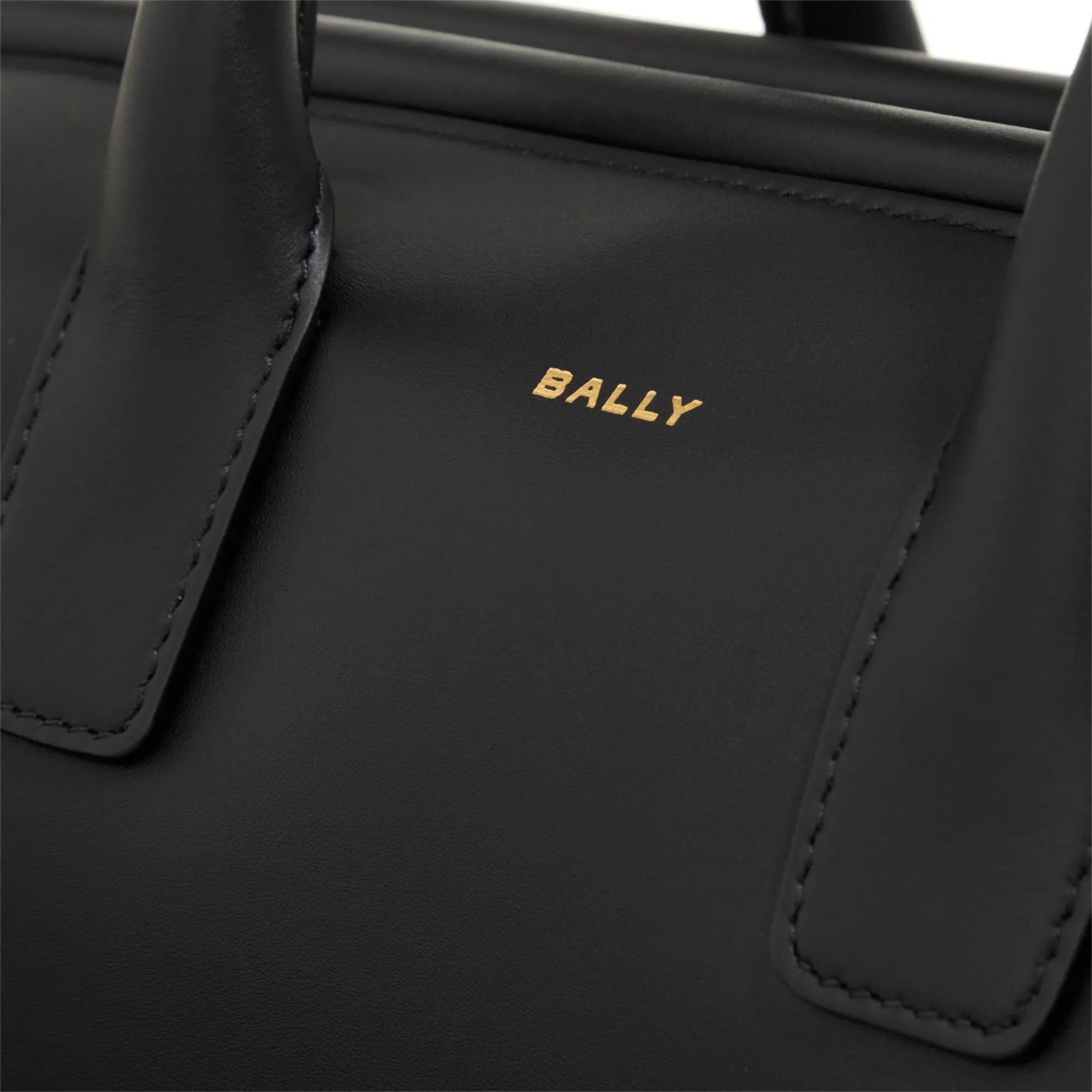 Bally Zwarte Top Handvat Handtas Black Dames