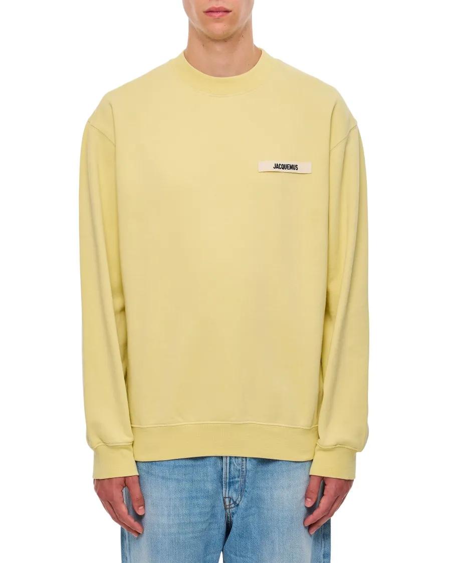 Jacquemus - Crewneck Sweatshirt - Größe M - gelb