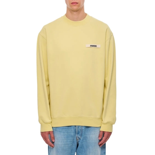 Jacquemus Sweatshirts Crewneck Sweatshirt Yellow