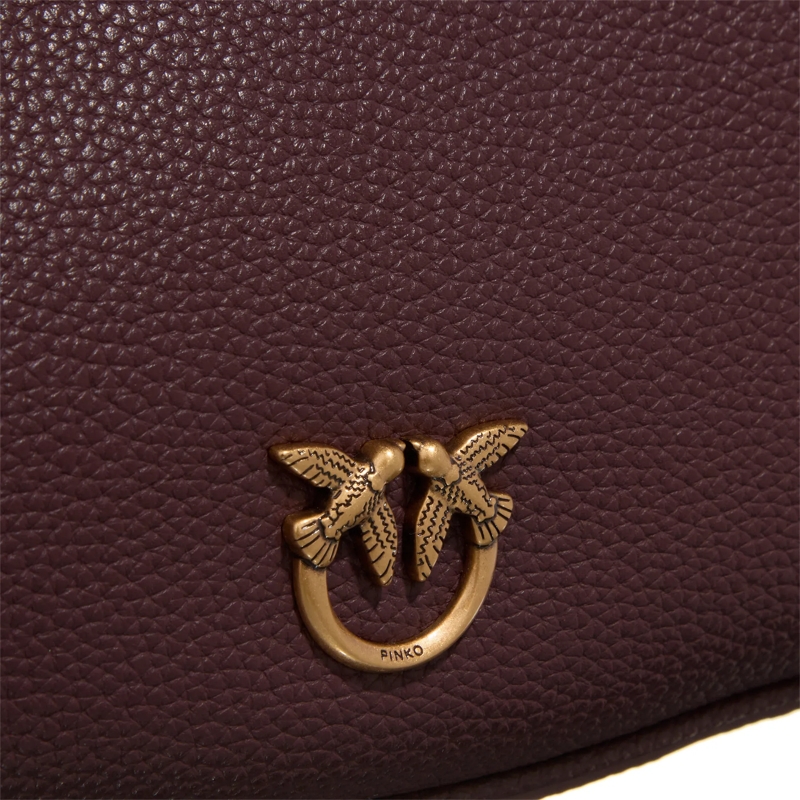 Pinko Hobo Bag Brioche Hobo Classic Ciocc. Amaro-Antique Gold(Image 5)