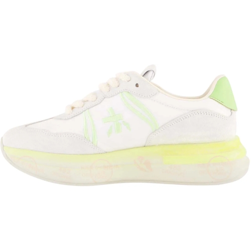 Premiata sneaker basse Dames Cassie Sneaker Wit/Lime weiß (Image 2)