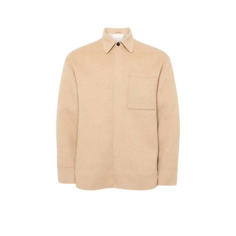 J.W.Anderson Veste de transition Oversized Shirt Jacket Neutrals