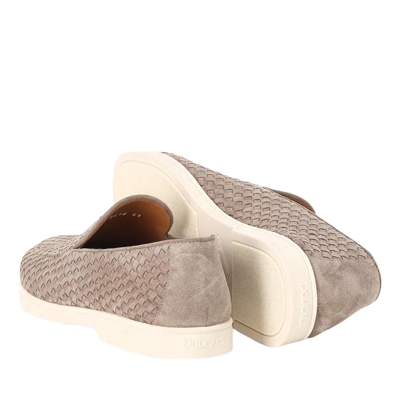 Doucal's Schnürschuhe Loafer aus Veloursleder braun(Image 2)