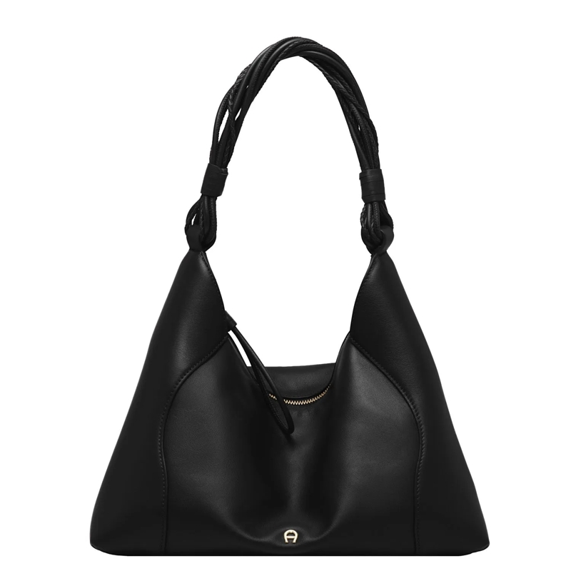 AIGNER Crossbody Bag Tasche aus Leder schwarz