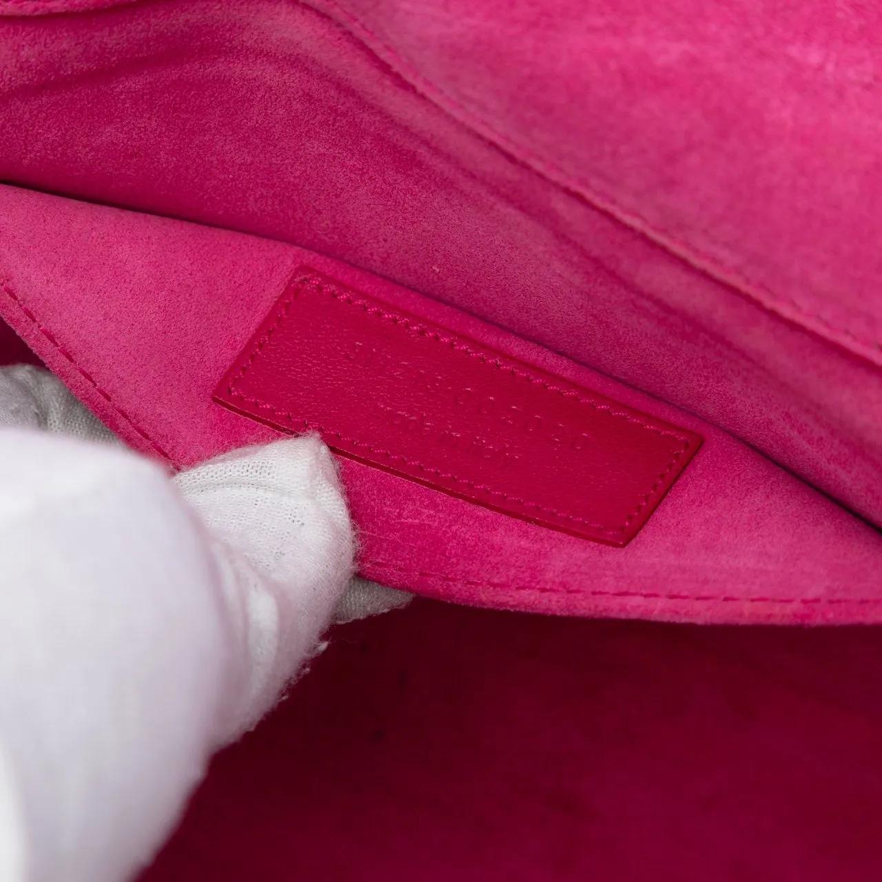 Thumbnail - Saint Laurent Clutches - Leather Chyc Ligne Clutch - Gr. unisize - in Gold - für Damen