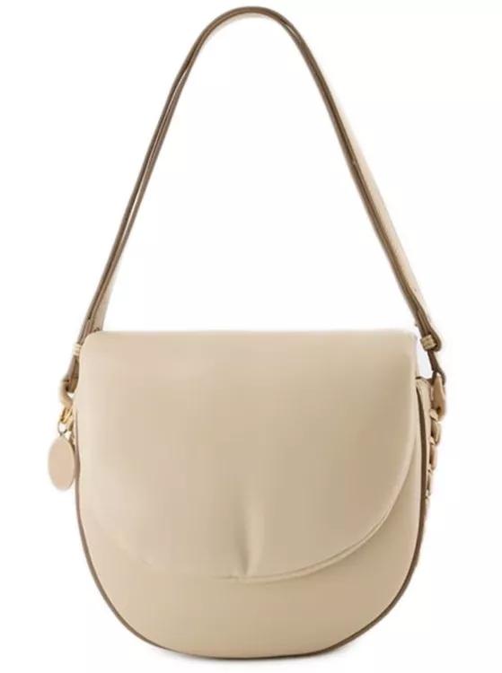 Stella McCartney Shopper - M Flap Puffy Alter Mat Bag  - Vegan Leather - Beig - Gr. unisize - in Beige - für Damen