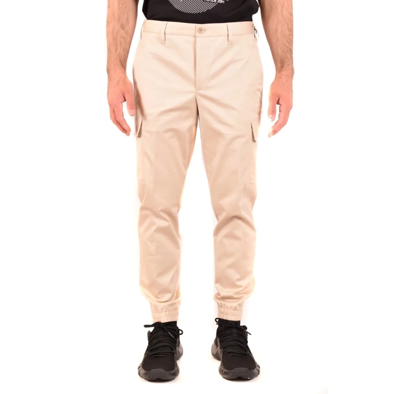 Neil Barrett Anzugshose Sky Blue Relaxed Fit Trousers Neutrals
