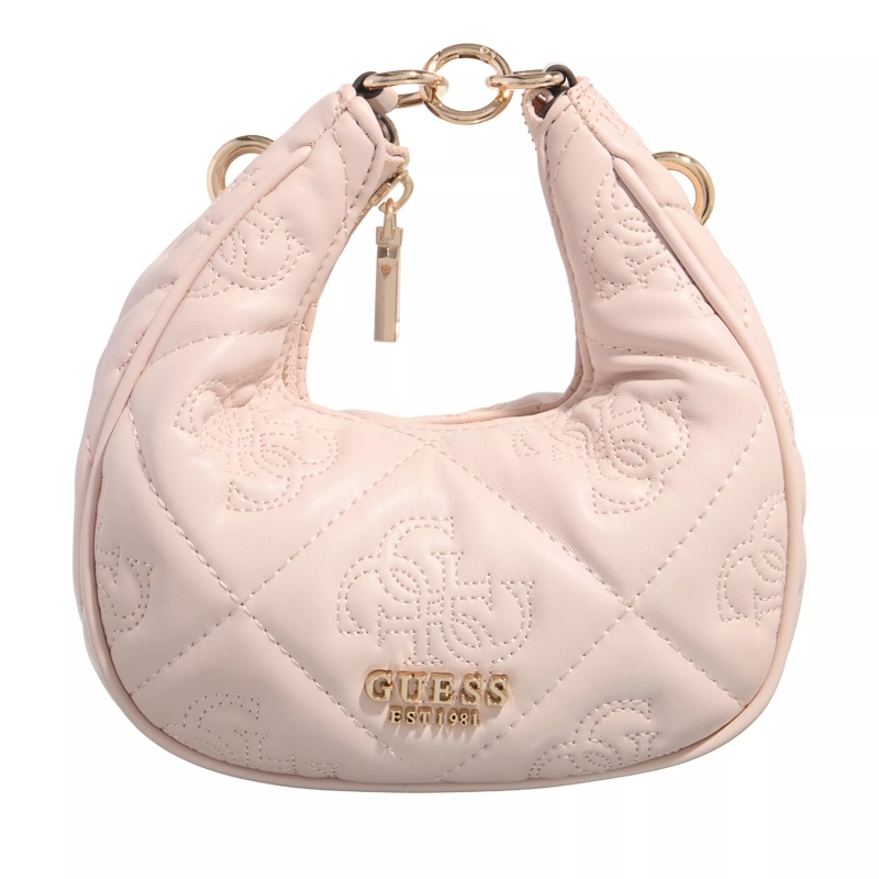Guess Minitasche Marieke Mini Hobo Light Beige Logo