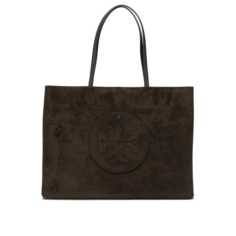 Tory Burch Schultertasche Spacious Suede Shoulder Bag Black