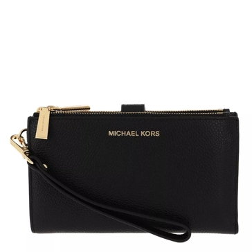 Michael kors wristlet wallet black sale