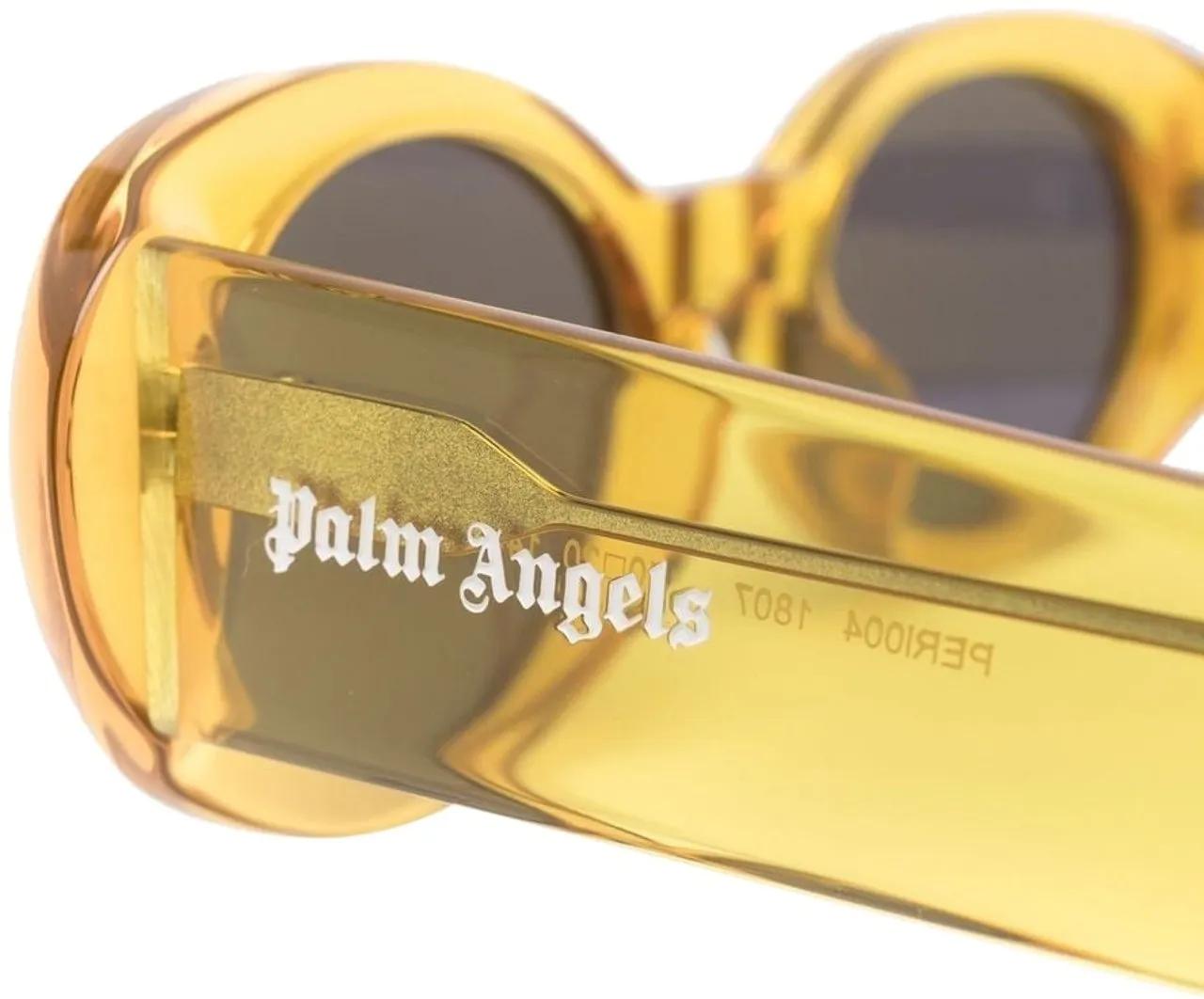 Thumbnail - Palm Angels Sonnenbrille - Spirit Oval Sunglasses - Gr. unisize - in Gelb - für Damen