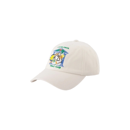 Casablanca Pet Casablanca AF24-HAT-002-08 CRAYON TEMPLE TENNIS CL CRAYON TEMPLE TENNIS CLUB CRA