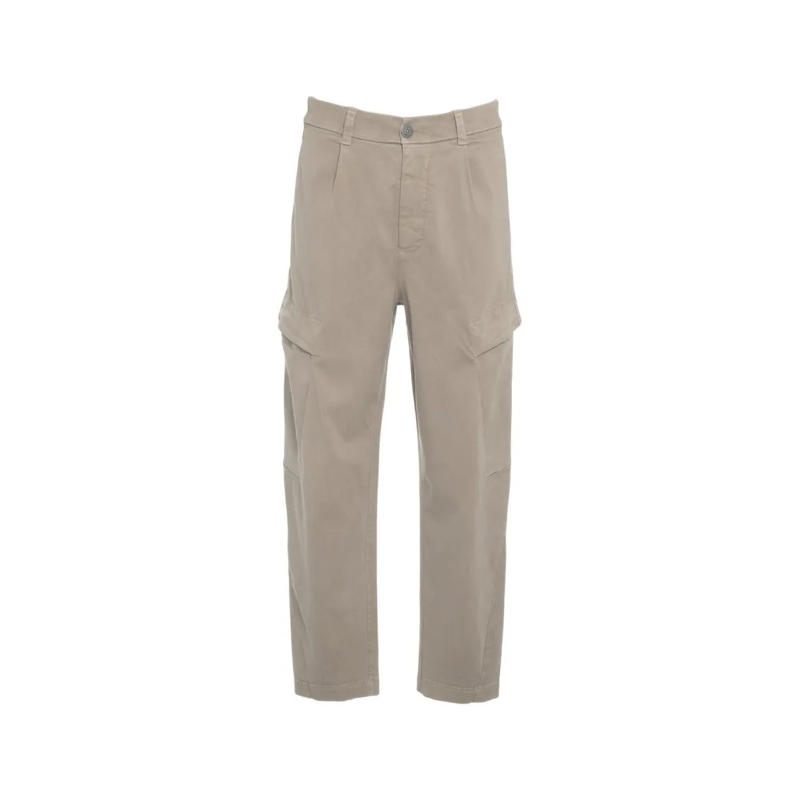 Transit Pantalon de costume Relaxed Fit Cargo Pants With Practical Side Pocket Grey