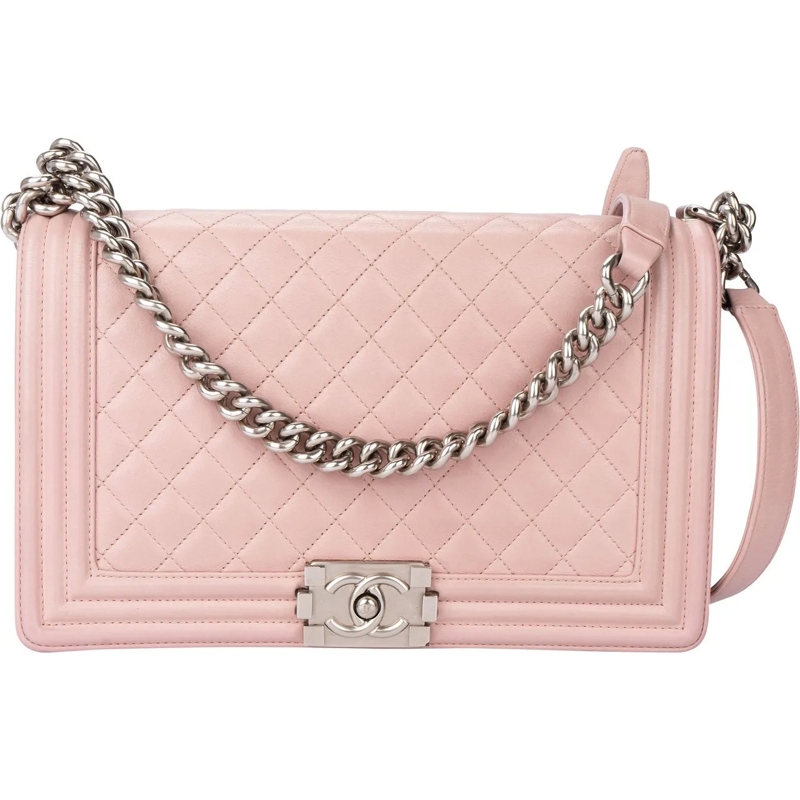 Chanel Sac à bandoulière Chanel Quilted Lambskin Boy Single Flap Crossbody  mehrfarbig