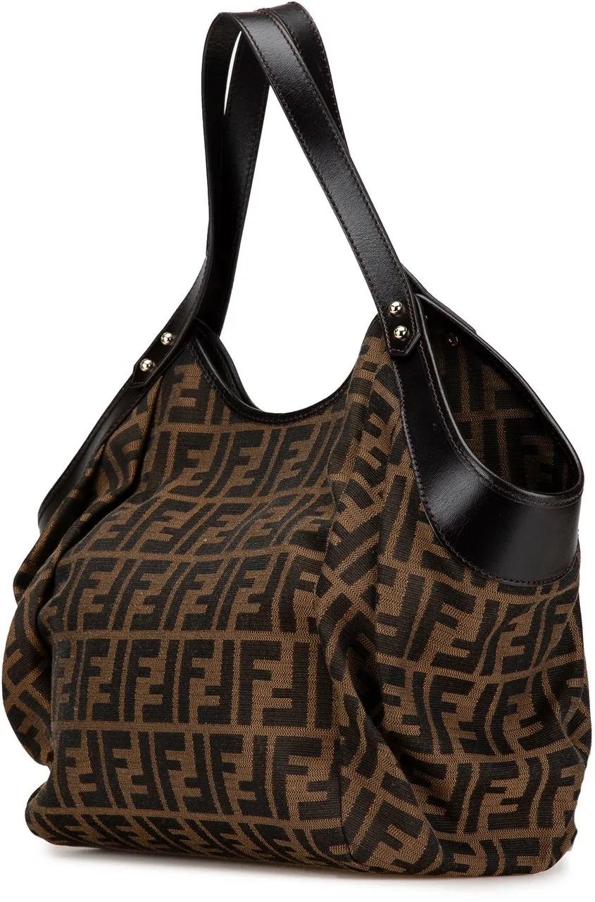 Thumbnail - Fendi Shopper - 2000-2010 Zucca Canvas Chef Tote - Gr. unisize - in Braun - für Damen