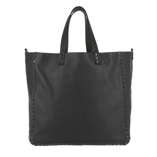 Valentino Garavani Rockstud Shopping Bag Nero/Olive Shopping Bag