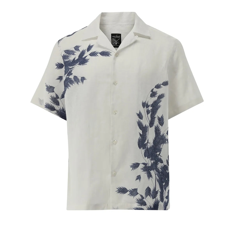 VAN LAACK Hemd Hemd Tailor Fit Druck blau