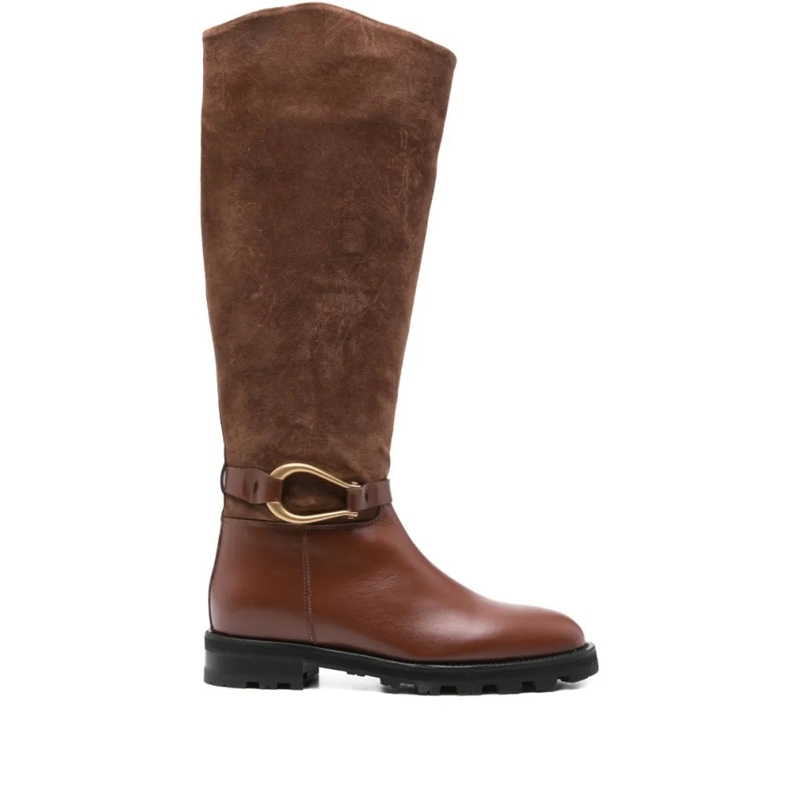 Roberto Festa Stiefel Tall Soft Suede Boots Black