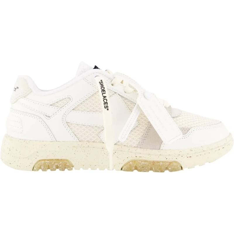 Off-White Low-Top-Sneaker Dames Slim Out Of Office Sneaker Wit weiß