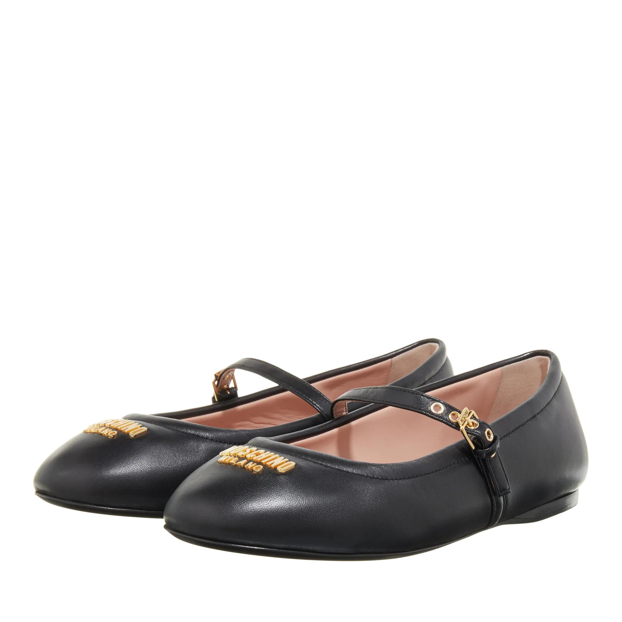 Moschino Espadrilles - Moschino Plate - Gr. 37 (EU) - in Schwarz - für Damen