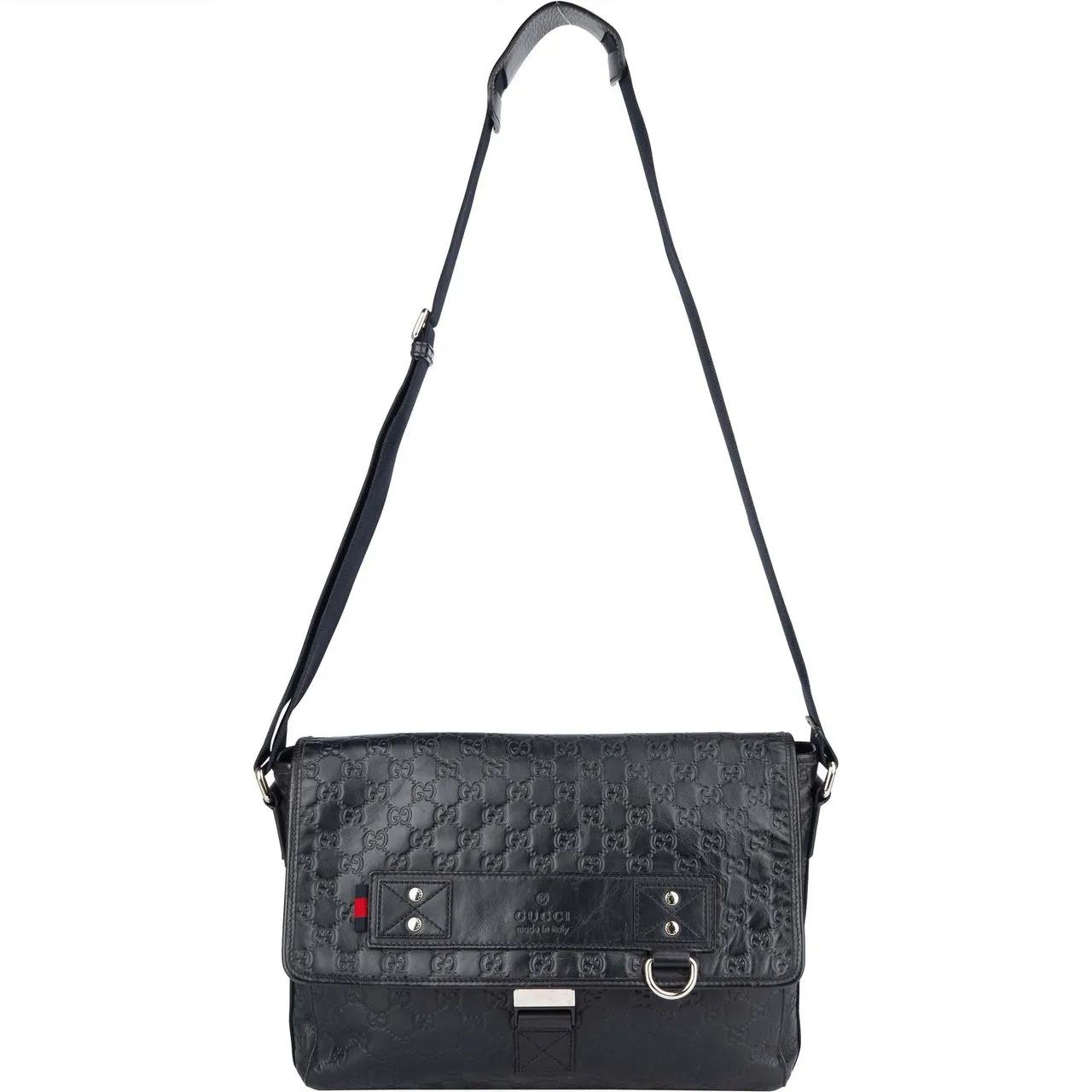 Thumbnail - Gucci Crossbody Bags - Gucci GG Leather Monogram Sherry Business Messenge - Gr. unisize - in Bunt - für Damen