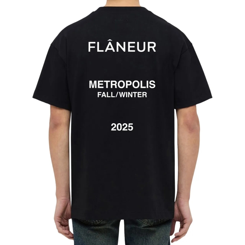 Flâneur T-shirt Collection T-Shirt | Black schwarz