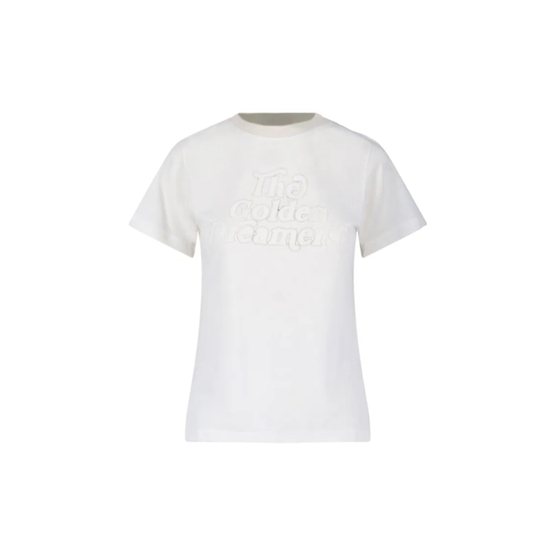 Golden Goose T-shirt Logo T-Shirt – White White