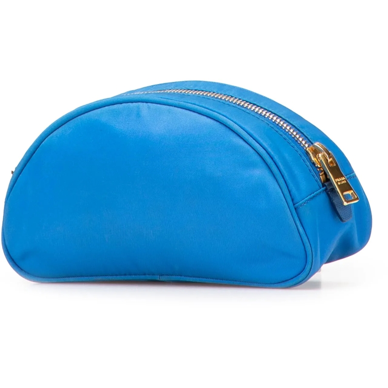 Prada Necessaire Tessuto Pouch blau