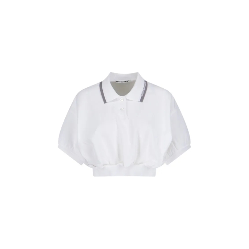 Alexander Wang T-shirt Logo Polo – White White