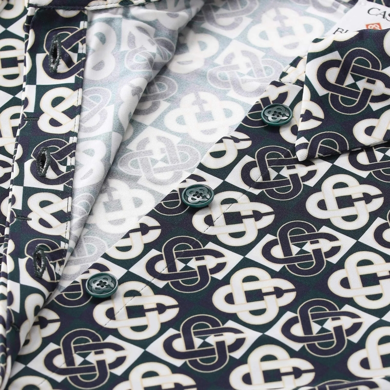 Casablanca Maxikleid Blusenkleid in Maxi-Länge grün(Image 4)