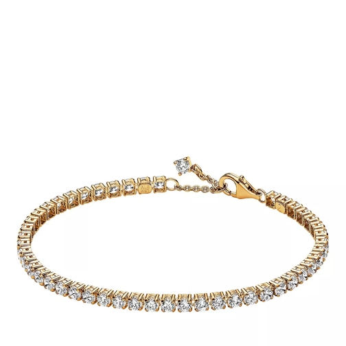 Pandora 14k Gold-plated bracelet withcubic zirconia Clear Bracelet