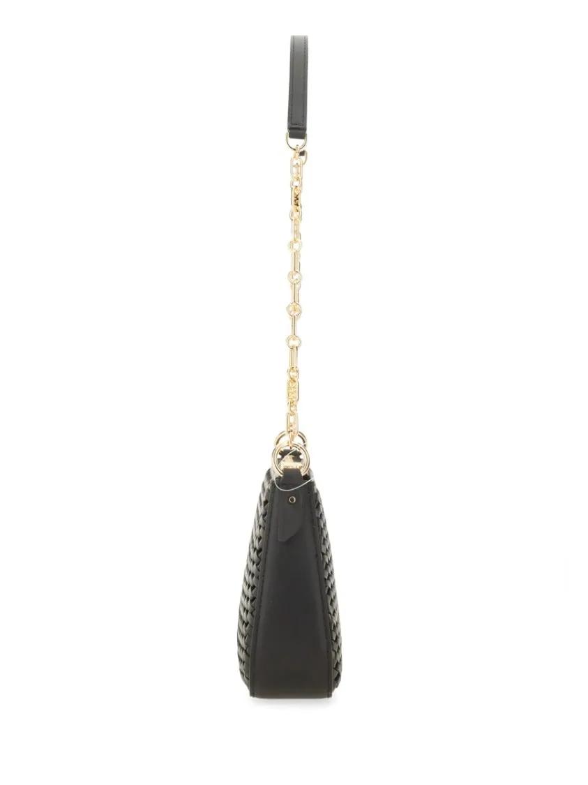 Michael Kors Hobo bags Empire Pouch With Textured Design And Detachable C in zwart