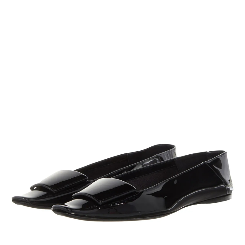 Saint Laurent Ballerinas Poppy Ballerinas Black