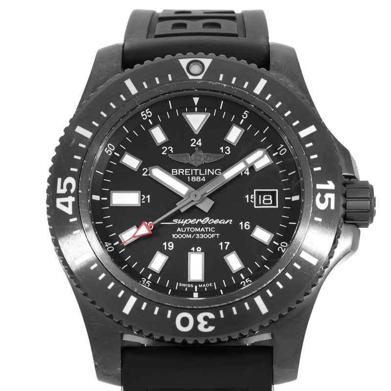 Breitling Automatikuhr Superocean Schwarz
