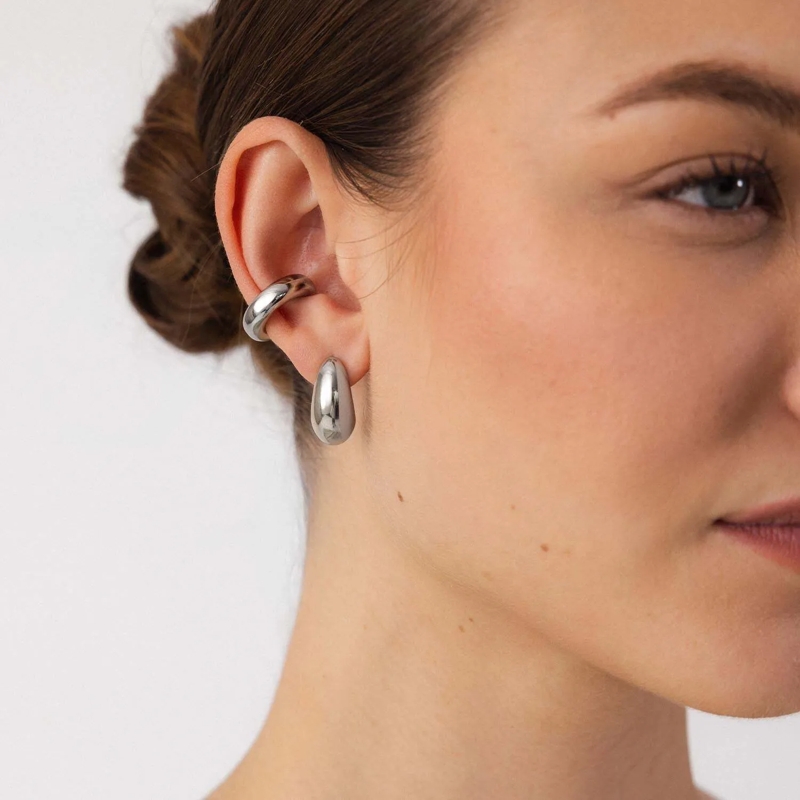 Purelei Ohrstecker Earcuff Sleek Earcuff silber(Image 3)