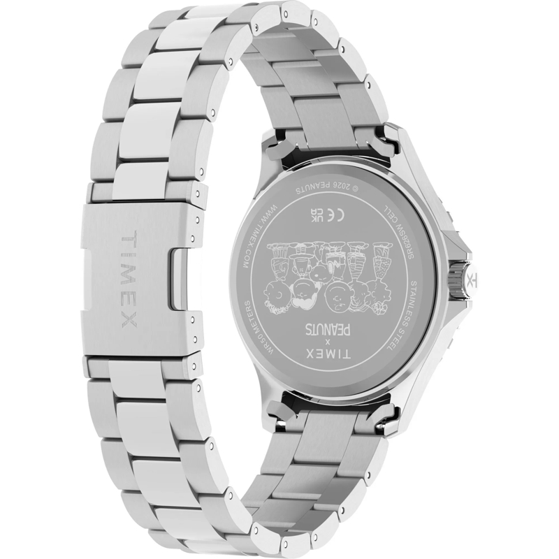 Timex Quarzuhr Quarz-Analoguhr Timex X Peanuts Navi Soccer silber(Image 5)