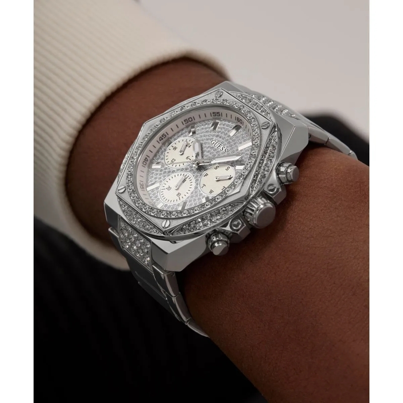 Guess Quarzuhr Quarz-Analoguhr Fury silber(Image 5)