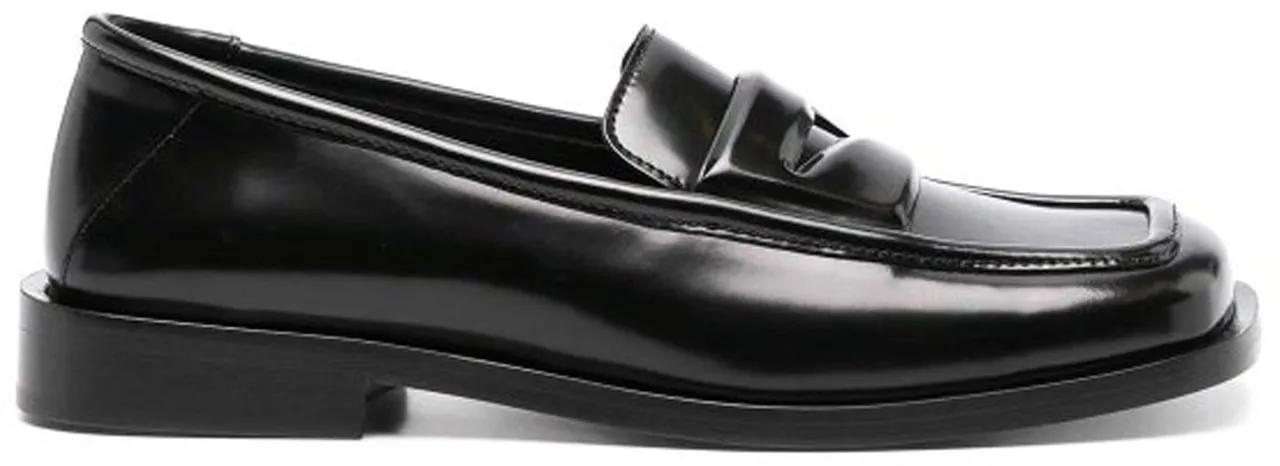 The Attico - The Attico Amanda Leather Loafers - Größe 39 - schwarz
