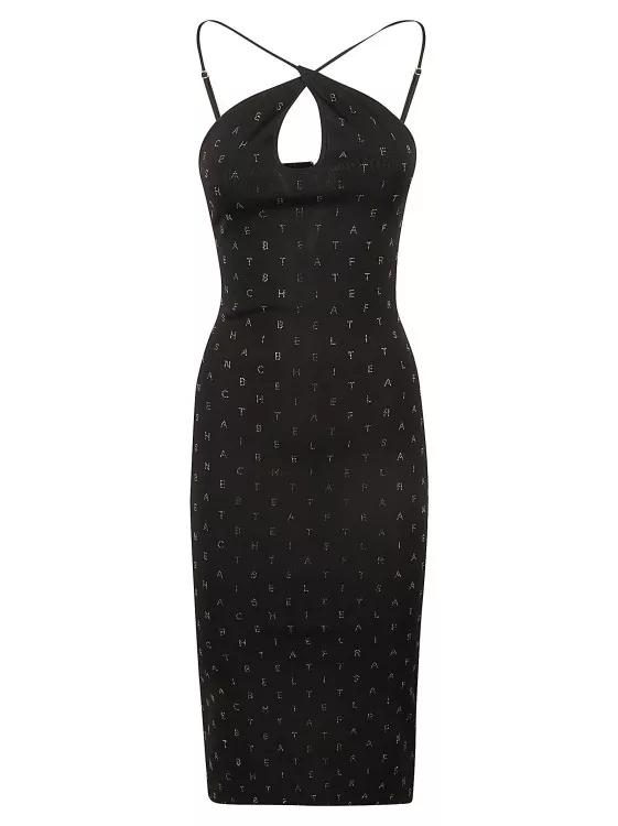 Elisabetta Franchi - Fitted Dress - Größe 44 - black