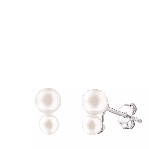 Indygo St Germain Earing with Pearls White Gold Stiftörhängen
